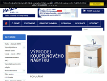Tablet Screenshot of holada.cz